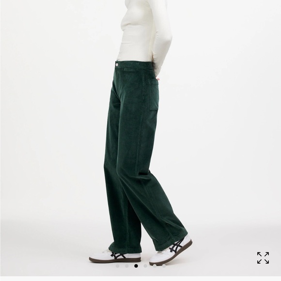 NWT Madewell The Emmett Wide-Leg Pant in Corduroy: Welt Pocket Edition - Picture 3 of 11